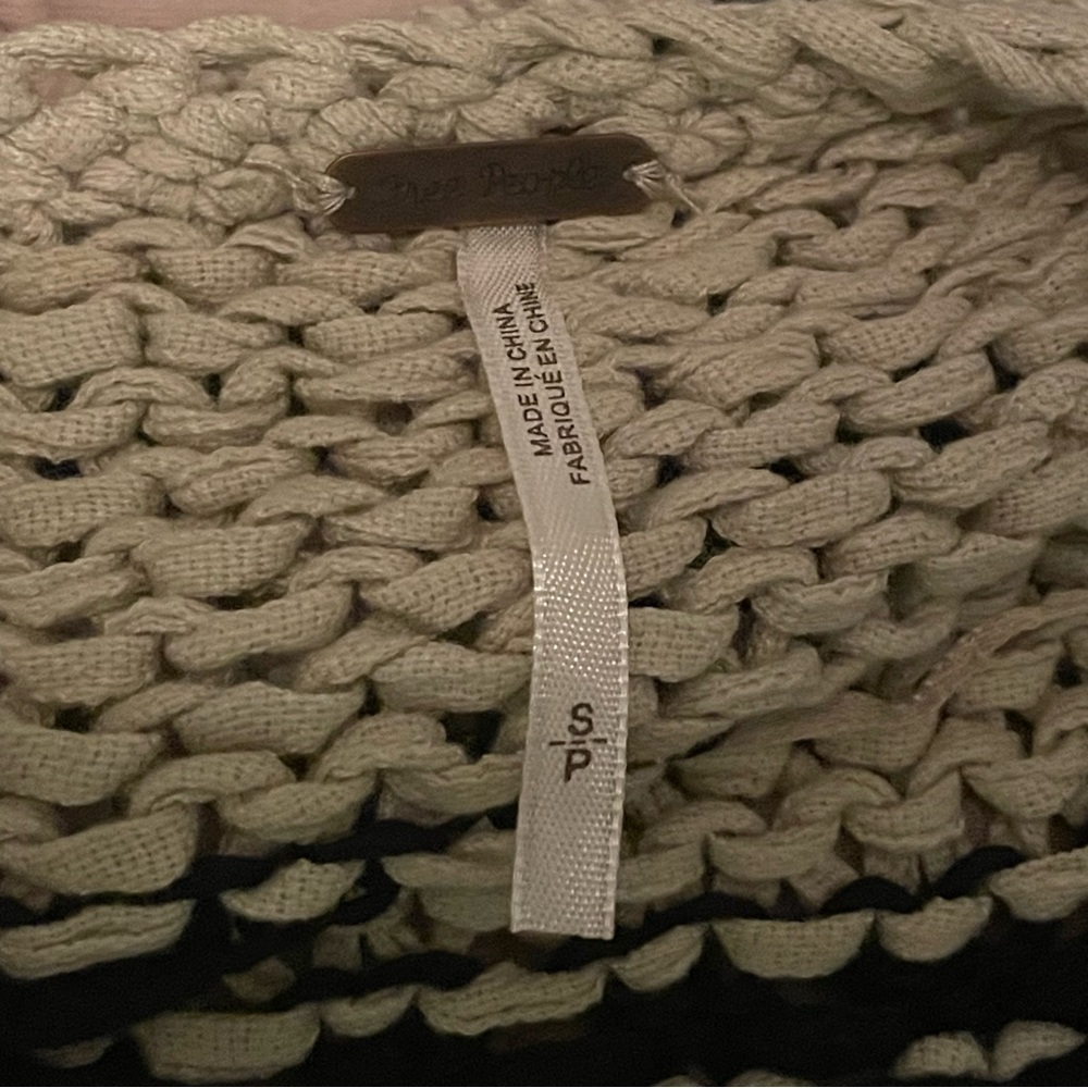 Free People Sea Worthy sweater, cream and black size S - Picture 6 of 6